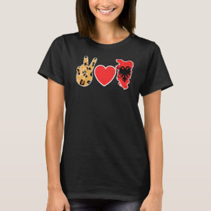 Camiseta La bandera albanesa, la raíz del orgullo del país,