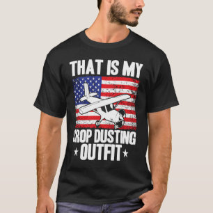 Camiseta La Bandera Americana De Los Cultivos Desnudos Que