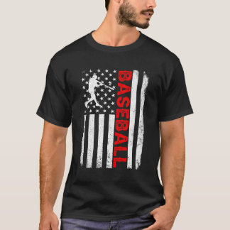 Camiseta La Bandera Americana En Peligro De Béisbol Patriót