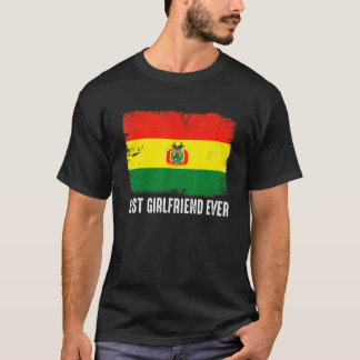Camiseta La bandera boliviana estresada mejor novia de la h