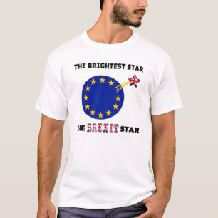 Camiseta La Bandera Británica Estrella Del Brexit