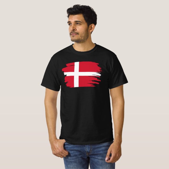 Camiseta La bandera danesa (Anverso completo)