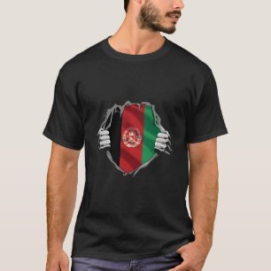 Camiseta La bandera de Afganistán, orgullosa de ser patrimo