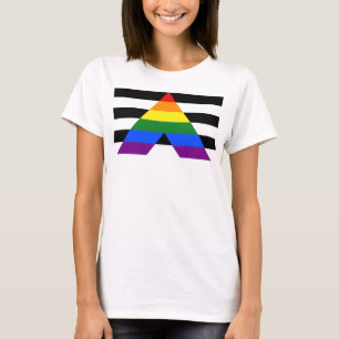 Camiseta La bandera de aliado directo de SlipperyJoe con su