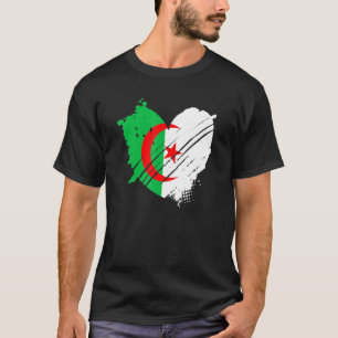 Camiseta La bandera de Argelia que amo es que Argelia está 