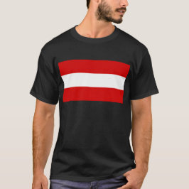 Camiseta La bandera de Austria