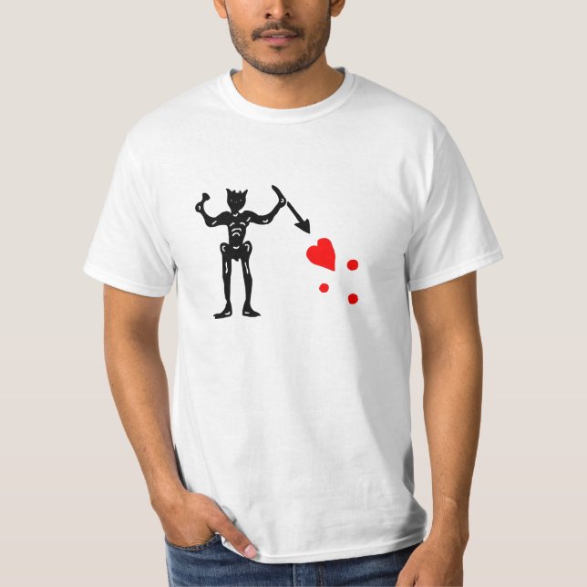 Camiseta La bandera de Blackbeard (Anverso)