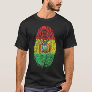 Camiseta La Bandera De Bolivia Está En Mi Adn Para Boliv