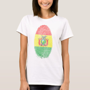 Camiseta La Bandera De Bolivia Está En Mi Adn Para Boliv