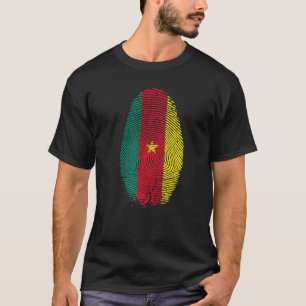 Camiseta La Bandera De Camerún Está En Mi Dna Camerunés