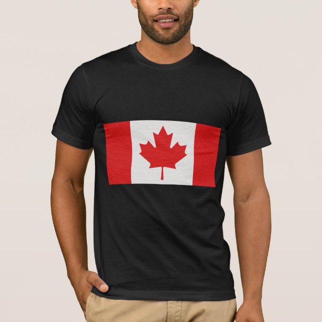 Camiseta La bandera de Canadá (Anverso)