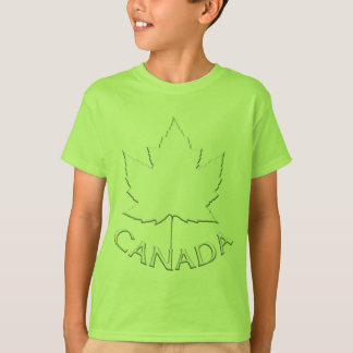 Camiseta La bandera de Canadá de los niños sudadera maple l
