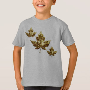 Camiseta La bandera de Canadá del niño Hoodie Maple Leaf Ki