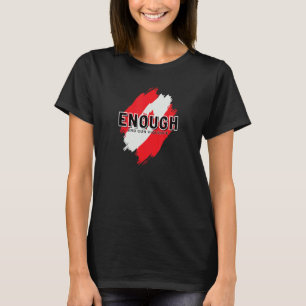 Camiseta La bandera de Canadá pone fin a la violencia de ar