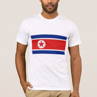 Camiseta La bandera de Corea del Norte
