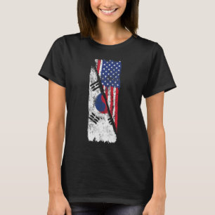 Camiseta La bandera de Corea del Sur arranca vintage am nac