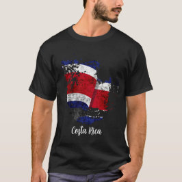 Camiseta la bandera de Costa Rica