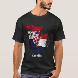 Camiseta la bandera de Croacia