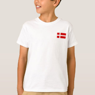 Camiseta La bandera de Dinamarca
