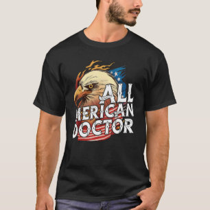 Camiseta La Bandera De Eagle, Eagle, Toda Médica Americana 