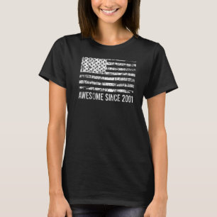 Camiseta La Bandera De Eeuu Vintage De 21 Años Impresionant