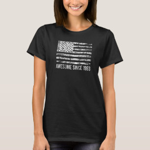 Camiseta La Bandera De Eeuu Vintage De Cumpleaños 2993 es i