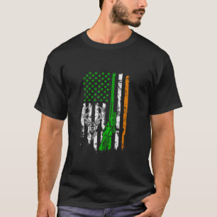Camiseta La bandera de Estados Unidos: Patriotas cazando a