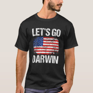 Camiseta La bandera de Estados Unidos vintage deja ir a Dar