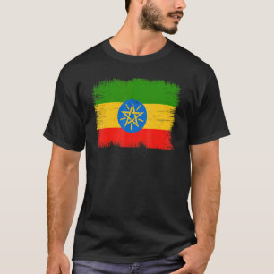 Camiseta La bandera de Etiopía vintage Día de la Independen