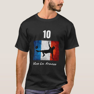Camiseta La bandera de Francia estafa al fútbol vive a la F