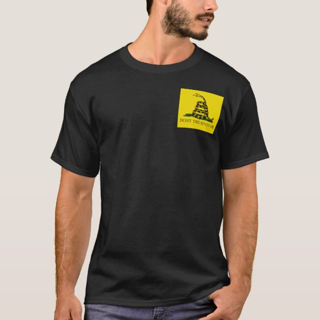 Camiseta La bandera de Gadsden no pisa en mí (Anverso)