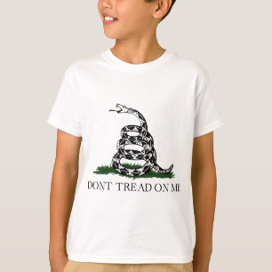 Camiseta La bandera de Gadsden "no pisa en mí "