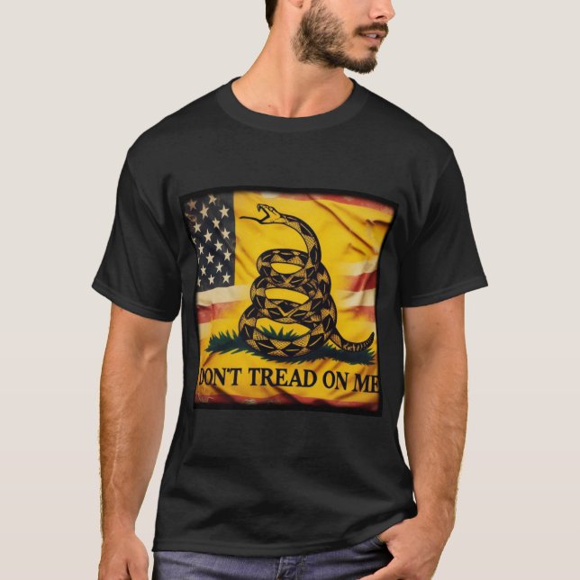 Camiseta La bandera de Gadsen no me pisotee (Anverso)