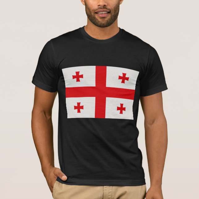 Camiseta La bandera de Georgia (Anverso)