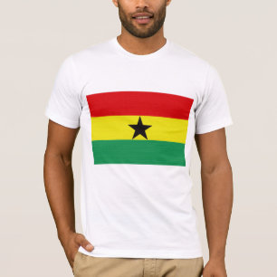 Camiseta La bandera de Ghana