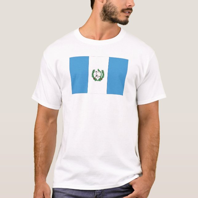 Camiseta La bandera de Guatemala (Anverso)