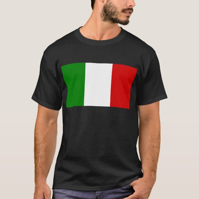 Camiseta La bandera de Italia (Anverso)