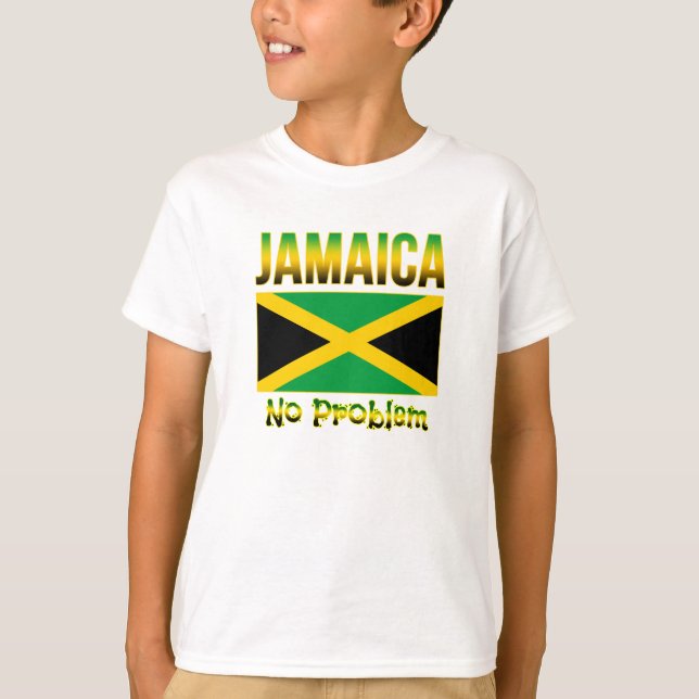 Camiseta La bandera de Jamaica no es problema (Anverso)