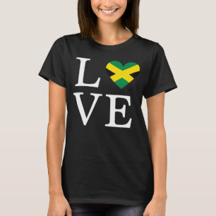 Camiseta La bandera de Jamaica recorta las vacaciones de vi