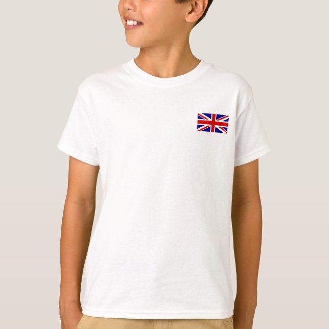 Camiseta La bandera de la bandera de la bandera de la Unión (Anverso)