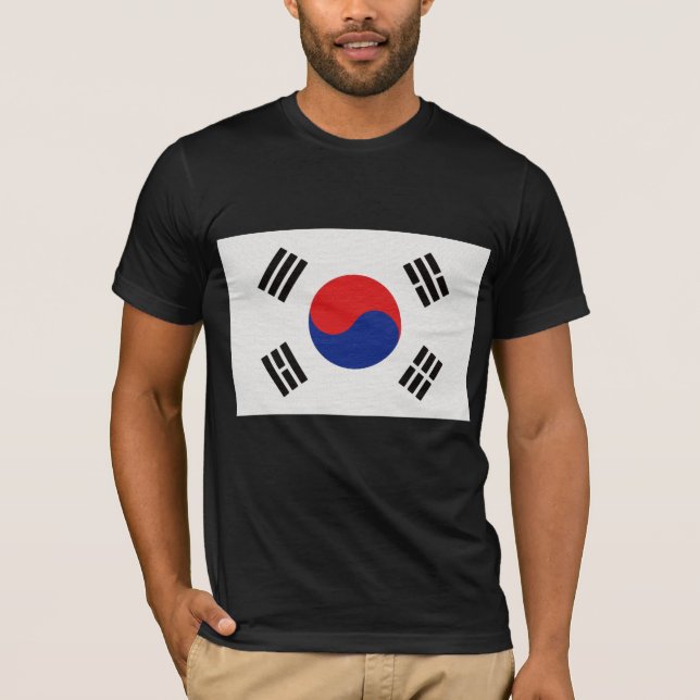 Camiseta La bandera de la Corea del Sur (Anverso)