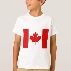 Camiseta La bandera de la hoja de arce de Canadá