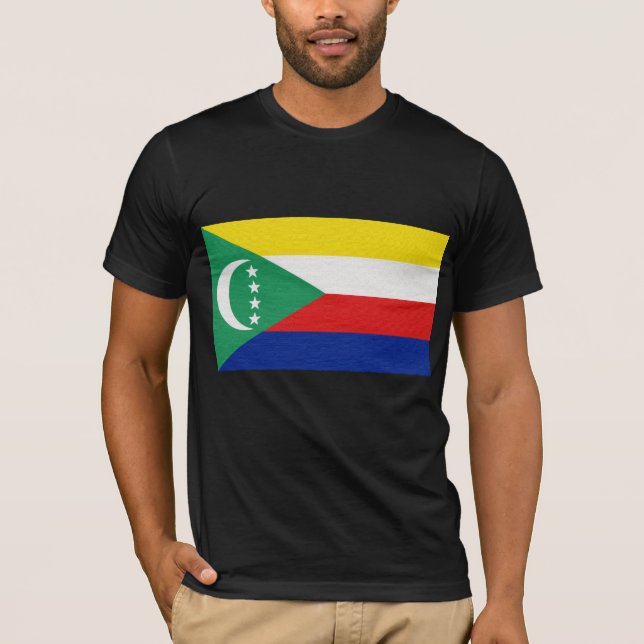 Camiseta La bandera de la isla del Comoro (Anverso)