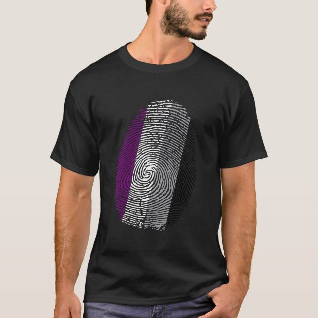 Camiseta La Bandera De La Prisión De Bandera Asexual De La  (Anverso)