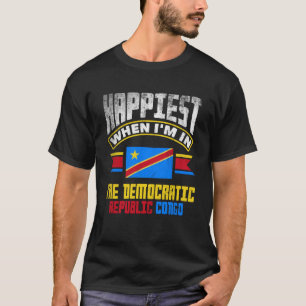 Camiseta La Bandera De La República Democrática Del Congo E