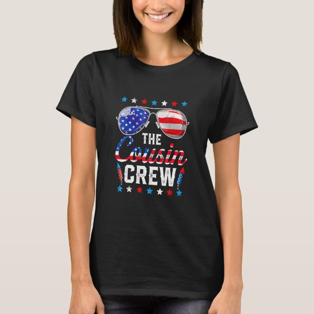Camiseta La Bandera De La Tripulación Fuegos Artificiales E (Anverso)