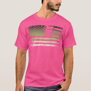 Camiseta La bandera de las armas afecta a los veteranos y l