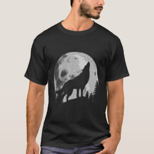 Camiseta La bandera de lobo de los hombres de la montaña