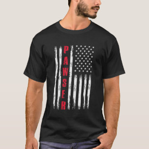 Camiseta La Bandera De Los Ee.Uu. Para El Mejor Pausador De