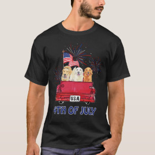 Camiseta La bandera de los Estados Unidos: Camión Rojo recu